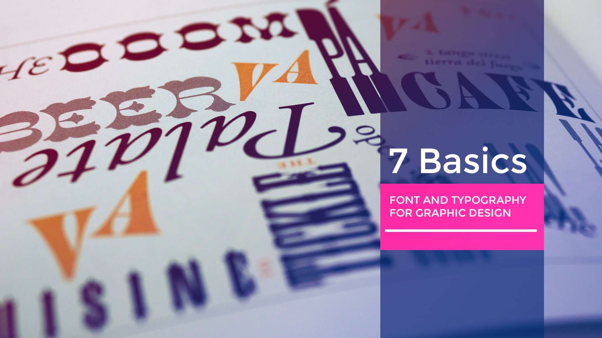 7 Basics Of Font And Typography For Graphic Design