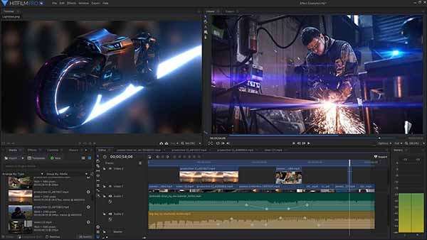 video editing software: HitFilm Express