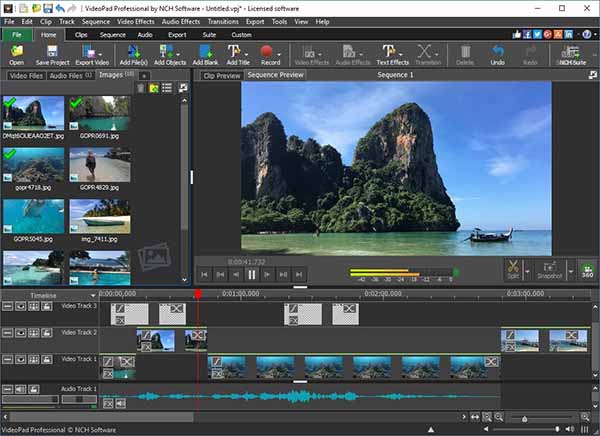 video editing software: VideoPad